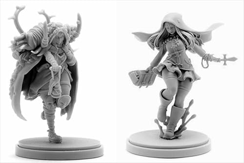 BJYCCAR 1/48 Ancient Female Samurai Warrior Resin Soldier Kit Unbemalt und unmontiert Resin Modell (2 Personen) //D9X8g71 von BJYCCAR