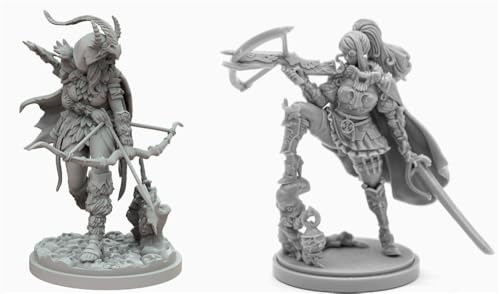 BJYCCAR 1/48 Ancient Female Samurai Warrior Resin Soldier Kit Unbemalt und unmontiert Resin Modell (2 Personen) //D9X8g73 von BJYCCAR