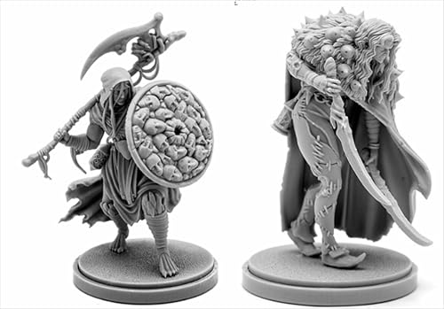 BJYCCAR 1/48 Ancient Samurai Warrior Resin Soldier Kit Unbemaltes und unmontiertes Resinmodell (2 Figuren) //D9X7g11 von BJYCCAR