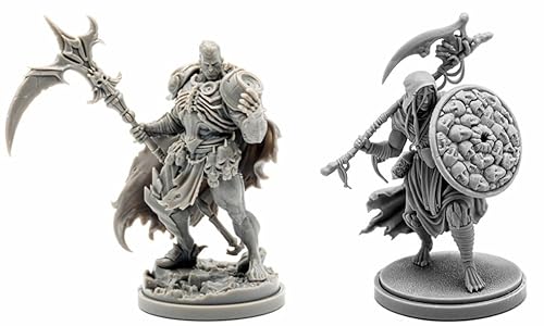 BJYCCAR 1/48 Ancient Samurai Warrior Resin Soldier Kit Unbemaltes und unmontiertes Resinmodell (2 Figuren) //D9X7g17 von BJYCCAR