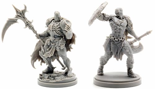 BJYCCAR 1/48 Ancient Samurai Warrior Resin Soldier Kit Unbemaltes und unmontiertes Resinmodell (2 Figuren) //D9X7g18 von BJYCCAR