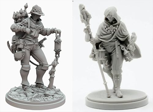 BJYCCAR 1/48 Ancient Samurai Warrior Resin Soldier Kit Unbemaltes und unmontiertes Resinmodell (2 Figuren) //D9X7g61 von BJYCCAR