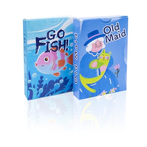 BKBNSJ 2 Decks Old Maid Kartenspiel, Go Fish Kartenspiel, Go Fish Karten, Alte Dienstmädchen, Tierspielkarten, Familienpartyspiele BKBNSJ 2 Decks Old Maid Kartenspiel, Go Fish Kartenspiel, Go Fish Karten, Alte Dienstmädchen, Tierspielkarten, Familienpartyspiele von BKBNSJ