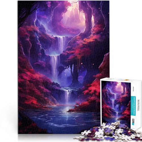 1000 Teenager-Teile-Puzzle Fantasielandschaft Familienspiel zum Stressabbau, schwierige Herausforderung Tolles Geschenk für Spiele 26x38cm von BKDNNUJR