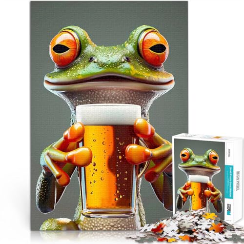 1000 Teenager-Teile-Puzzle Froschbier Helfen Sie dem Gehirn, süchtig machende Spielzeuge zu trainieren, um Geduld zu entwickeln Heimdekoration Spielzeug 26x38cm 1000 Teenager-Teile-Puzzle Froschbier Helfen Sie dem Gehirn, süchtig machende Spielzeuge zu trainieren, um Geduld zu entwickeln Heimdekoration Spielzeug 26x38cm von BKDNNUJR