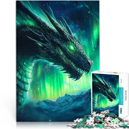 1000 Teenager-Teile-Puzzle Grüner Drache Aurora Helfen Sie dem Gehirn, süchtig machende Spielzeuge zu trainieren, um Geduld zu entwickeln Verbessern Sie das Gedächtnis 38x52cm 1000 Teenager-Teile-Puzzle Grüner Drache Aurora Helfen Sie dem Gehirn, süchtig machende Spielzeuge zu trainieren, um Geduld zu entwickeln Verbessern Sie das Gedächtnis 38x52cm von BKDNNUJR