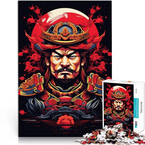 1000 Teenager-Teile-Puzzle Samurai-Popart-Porträt Spielzeug-Intellektuelles Spiel mit vollständig ineinander greifenden, zufällig geformten Teilen 50x70cm 1000 Teenager-Teile-Puzzle Samurai-Popart-Porträt Spielzeug-Intellektuelles Spiel mit vollständig ineinander greifenden, zufällig geformten Teilen 50x70cm von BKDNNUJR
