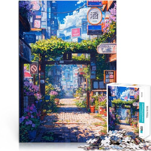 1000 Teenager-Teile-Puzzle Städtisches Torii-Tor für Lernspiel-Herausforderungsspielzeug Lernspiel für Geburtstag, Weihnachten 26x38cm von BKDNNUJR