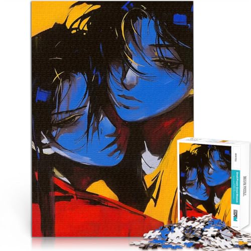 1000 Teenager-Teile-Puzzle Sternzeichen Zwillinge Anspruchsvolles Spiel und Familienspaß Geeignet für die Schreibtischdekoration 26x38cm von BKDNNUJR