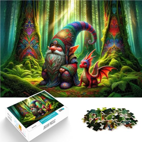 1000 Teenager-Teile-Puzzle Wächter der Lichtung Familienspiel zum Stressabbau, schwierige Herausforderung Verbessern Sie das Gedächtnis 50x70cm von BKDNNUJR