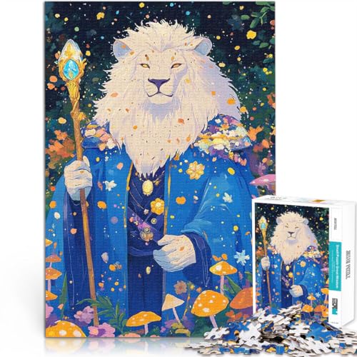 1000 Teenager-Teile-Puzzle Weißer Löwen-Zauberer lustige Spiele für die ganze Familie eignet ganze Familie 50x70cm 1000 Teenager-Teile-Puzzle Weißer Löwen-Zauberer lustige Spiele für die ganze Familie eignet ganze Familie 50x70cm von BKDNNUJR