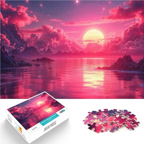 1000-Teile-Puzzle für Erwachsene Berg Sonnenuntergang Landschaft Hands-on-Spiel eignet ganze Familie 26x38cm 1000-Teile-Puzzle für Erwachsene Berg Sonnenuntergang Landschaft Hands-on-Spiel eignet ganze Familie 26x38cm von BKDNNUJR