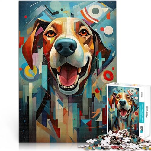 1000-Teile-Puzzle für Erwachsene Glücklicher Hund Dekomprimierendes intellektuelles Lernspielzeug Tolles Geschenk für Spiele 50x70cm 1000-Teile-Puzzle für Erwachsene Glücklicher Hund Dekomprimierendes intellektuelles Lernspielzeug Tolles Geschenk für Spiele 50x70cm von BKDNNUJR