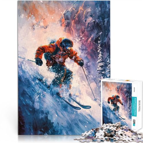 1000-Teile-Puzzle für Erwachsene Spannende Abfahrt Geschenke zum Suchbegriff: Herausfordernde Spiele für Heimdekoration 26x38cm 1000-Teile-Puzzle für Erwachsene Spannende Abfahrt Geschenke zum Suchbegriff: Herausfordernde Spiele für Heimdekoration 26x38cm von BKDNNUJR