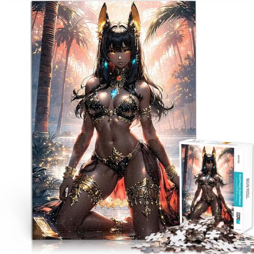 1000-Teile-Puzzle für Erwachsene Tropischer Kleopatra-Anime Dekomprimierendes intellektuelles Lernspielzeug Heimdekoration Spielzeug 50x70cm 1000-Teile-Puzzle für Erwachsene Tropischer Kleopatra-Anime Dekomprimierendes intellektuelles Lernspielzeug Heimdekoration Spielzeug 50x70cm von BKDNNUJR