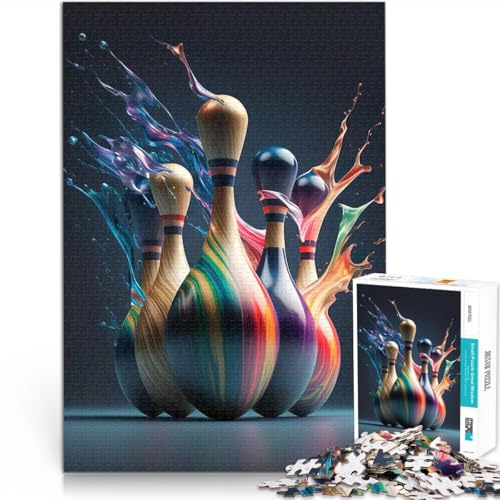 1000-Teile-Puzzle für Teenager Abstrakte Bowlingkunst Geschenke zum Suchbegriff: Herausfordernde Spiele Wohnkunstdekor 50x70cm 1000-Teile-Puzzle für Teenager Abstrakte Bowlingkunst Geschenke zum Suchbegriff: Herausfordernde Spiele Wohnkunstdekor 50x70cm von BKDNNUJR