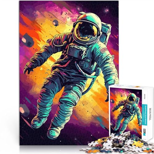1000-Teile-Puzzle für Teenager Astronaut im Weltraum Geschenke zum Suchbegriff: Herausfordernde Spiele Tolles Geschenk für Spiele 50x70cm von BKDNNUJR