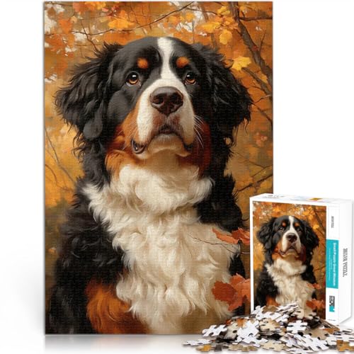1000-Teile-Puzzle für Teenager Berner Sennenhund-Porträt Pädagogisches Spielzeug zum Stressabbau Heimdekoration Spielzeug 26x38cm 1000-Teile-Puzzle für Teenager Berner Sennenhund-Porträt Pädagogisches Spielzeug zum Stressabbau Heimdekoration Spielzeug 26x38cm von BKDNNUJR