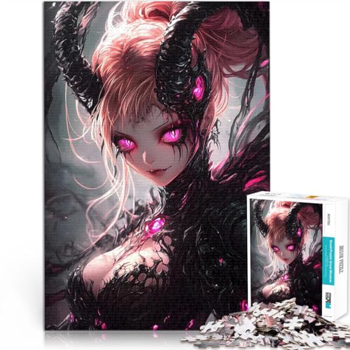 1000-Teile-Puzzle für Teenager Dämonisches Anime-Mädchen Spielzeug für die ganze Familie Tolle Geschenke und Spielzeuge 50x70cm von BKDNNUJR
