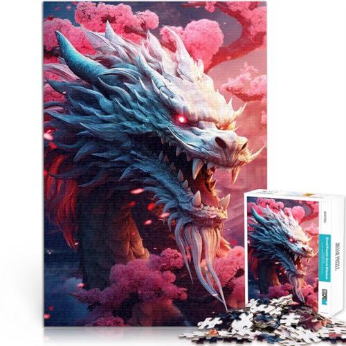1000-Teile-Puzzle für Teenager Drachen-Anime Gehirnintelligenz-Herausforderung süchtig machendes Spielzeug Wohnkunstdekor 26x38cm 1000-Teile-Puzzle für Teenager Drachen-Anime Gehirnintelligenz-Herausforderung süchtig machendes Spielzeug Wohnkunstdekor 26x38cm von BKDNNUJR