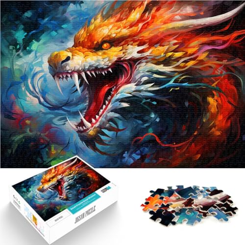1000-Teile-Puzzle für Teenager Drachenölfarbe Helfen Sie dem Gehirn, süchtig machende Spielzeuge zu trainieren, um Geduld zu entwickeln Heimdekoration Spielzeug 26x38cm 1000-Teile-Puzzle für Teenager Drachenölfarbe Helfen Sie dem Gehirn, süchtig machende Spielzeuge zu trainieren, um Geduld zu entwickeln Heimdekoration Spielzeug 26x38cm von BKDNNUJR