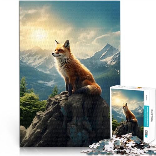 1000-Teile-Puzzle für Teenager Fuchsberge Gehirnintelligenz-Herausforderung süchtig machendes Spielzeug Heimdekoration 50x70cm 1000-Teile-Puzzle für Teenager Fuchsberge Gehirnintelligenz-Herausforderung süchtig machendes Spielzeug Heimdekoration 50x70cm von BKDNNUJR