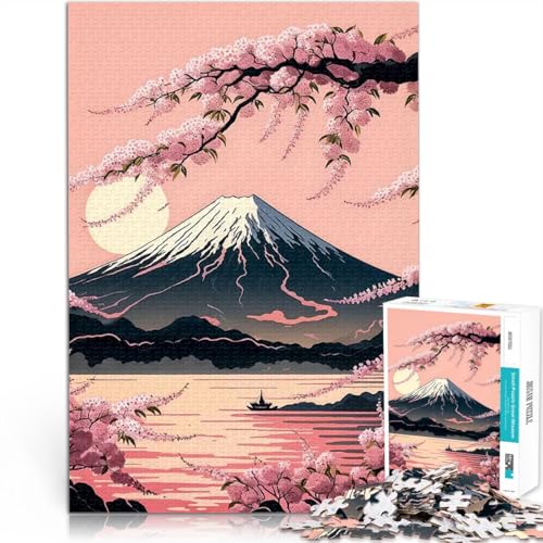 1000-Teile-Puzzle für Teenager Japanische Kirschblüte Trainieren Sie Ihr Gehirn und Ihre Hände Künstlersammlung, Bildende Kunst 50x70cm 1000-Teile-Puzzle für Teenager Japanische Kirschblüte Trainieren Sie Ihr Gehirn und Ihre Hände Künstlersammlung, Bildende Kunst 50x70cm von BKDNNUJR