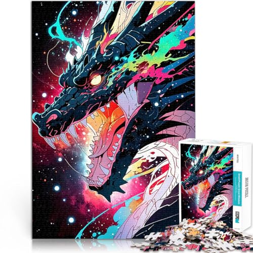1000-Teile-Puzzle für Teenager Kosmischer Drache Anspruchsvolles Spiel und Familienspaß Lernspiel für Geburtstag, Weihnachten 26x38cm 1000-Teile-Puzzle für Teenager Kosmischer Drache Anspruchsvolles Spiel und Familienspaß Lernspiel für Geburtstag, Weihnachten 26x38cm von BKDNNUJR