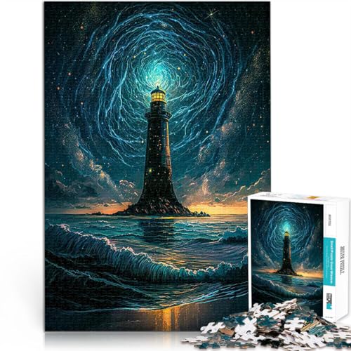 1000-Teile-Puzzle für Teenager Leuchtturm Helfen Sie dem Gehirn, süchtig machende Spielzeuge zu trainieren, um Geduld zu entwickeln tolles Geschenk 50x70cm 1000-Teile-Puzzle für Teenager Leuchtturm Helfen Sie dem Gehirn, süchtig machende Spielzeuge zu trainieren, um Geduld zu entwickeln tolles Geschenk 50x70cm von BKDNNUJR