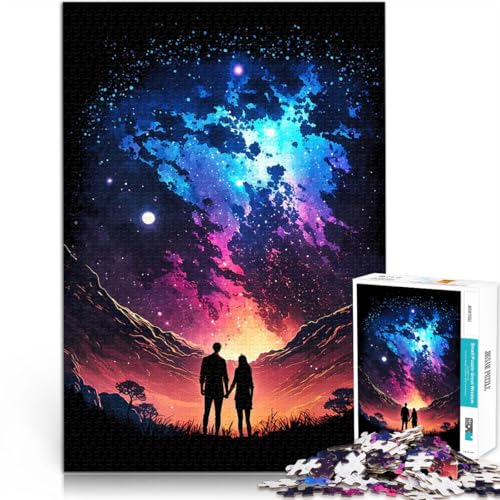 1000-Teile-Puzzle für Teenager Liebhaber himmlischer Nebel Geschenke zum Suchbegriff: Herausfordernde Spiele Wanddekoration 26x38cm von BKDNNUJR