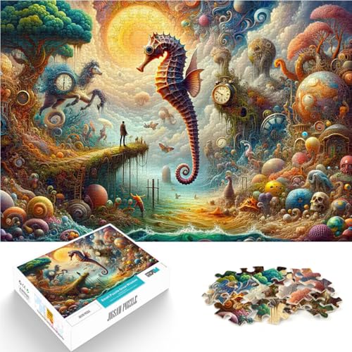 1000-Teile-Puzzle für Teenager Seepferdchen-Traumwelt Anspruchsvoll, Aber lustig und humorvoll Lernspiel für Geburtstag, Weihnachten 50x70cm 1000-Teile-Puzzle für Teenager Seepferdchen-Traumwelt Anspruchsvoll, Aber lustig und humorvoll Lernspiel für Geburtstag, Weihnachten 50x70cm von BKDNNUJR
