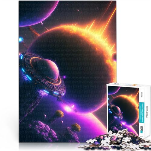 1000-Teile-Puzzle für Teenager Vega Gehirnintelligenz-Herausforderung süchtig machendes Spielzeug Wohnkunstdekor 50x70cm von BKDNNUJR