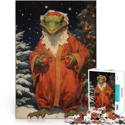 1000-Teile-Puzzle für Teenager Vintage Drachen Weihnachten Spielzeug Lernspiele Stressabbau Geschenke für Freunde und Familie 26x38cm 1000-Teile-Puzzle für Teenager Vintage Drachen Weihnachten Spielzeug Lernspiele Stressabbau Geschenke für Freunde und Familie 26x38cm von BKDNNUJR