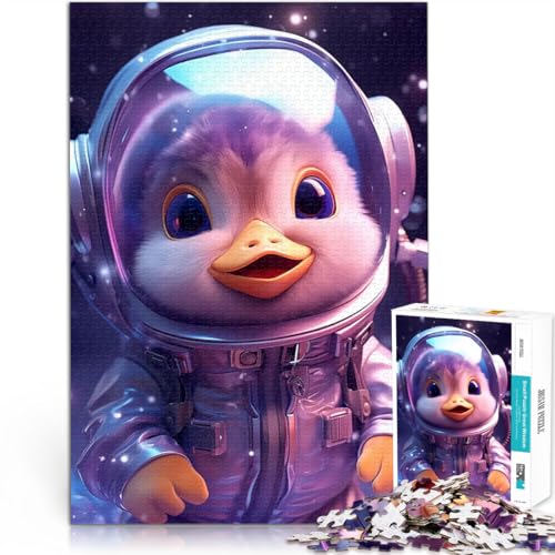 1000-Teile-Puzzle für Teenager Weltraum-Baby-Ente Trainieren Sie Ihr Gehirn und Ihre Hände mit passendem Poster und Quizblatt 50x70cm 1000-Teile-Puzzle für Teenager Weltraum-Baby-Ente Trainieren Sie Ihr Gehirn und Ihre Hände mit passendem Poster und Quizblatt 50x70cm von BKDNNUJR