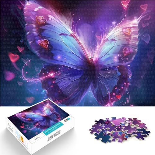 1000-Teile-Puzzle für Teenager Weltraumschmetterling Lernspiel-Herausforderungsspielzeug Einzigartige Geburtstags- und Geschenkideen 26x38cm von BKDNNUJR