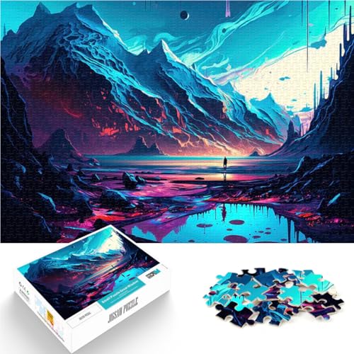 1000-teilige Puzzles für Erwachsene Auf der Suche nach dem Licht Pädagogisches Familienspiel Lernspiel für Geburtstag, Weihnachten 26x38cm von BKDNNUJR