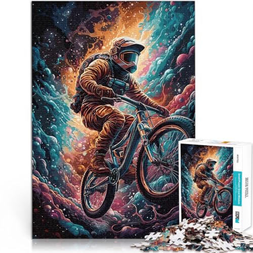 1000-teilige Puzzles für Erwachsene BMX Astronaut Planeten Spielzeug-Intellektuelles Spiel Tolle Geschenke und Spielzeuge 50x70cm 1000-teilige Puzzles für Erwachsene BMX Astronaut Planeten Spielzeug-Intellektuelles Spiel Tolle Geschenke und Spielzeuge 50x70cm von BKDNNUJR