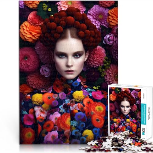 1000-teilige Puzzles für Erwachsene Blumenmodell Geschenke zum Suchbegriff: Herausfordernde Spiele Tolles Geschenk für Spiele 26x38cm von BKDNNUJR