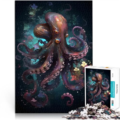 1000-teilige Puzzles für Erwachsene Bunter Oktopus Geschenke zum Suchbegriff: Herausfordernde Spiele für Heimdekoration 50x70cm 1000-teilige Puzzles für Erwachsene Bunter Oktopus Geschenke zum Suchbegriff: Herausfordernde Spiele für Heimdekoration 50x70cm von BKDNNUJR