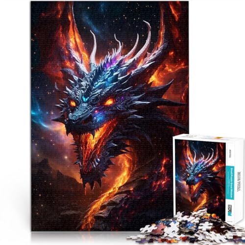 1000-teilige Puzzles für Erwachsene Drachenfeuernachtgalaxie lustige Spiele für die ganze Familie Geburtstagsgeschenk 50x70cm 1000-teilige Puzzles für Erwachsene Drachenfeuernachtgalaxie lustige Spiele für die ganze Familie Geburtstagsgeschenk 50x70cm von BKDNNUJR