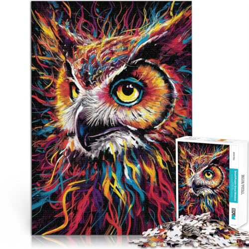1000-teilige Puzzles für Erwachsene Eulenkätzchen Spielzeug Lernspiele Stressabbau denn eignet ganze Familie 50x70cm 1000-teilige Puzzles für Erwachsene Eulenkätzchen Spielzeug Lernspiele Stressabbau denn eignet ganze Familie 50x70cm von BKDNNUJR
