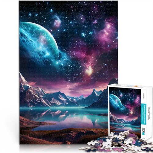 1000-teilige Puzzles für Erwachsene Fantasielandschaft 16 lustige Spiele für die ganze Familie Lernspiel für Geburtstag, Weihnachten 50x70cm von BKDNNUJR
