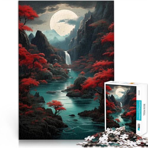 1000-teilige Puzzles für Erwachsene Fantasielandschaft Anspruchsvolles Spiel und Familienspaß Geeignet für die Schreibtischdekoration 50x70cm 1000-teilige Puzzles für Erwachsene Fantasielandschaft Anspruchsvolles Spiel und Familienspaß Geeignet für die Schreibtischdekoration 50x70cm von BKDNNUJR