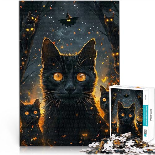 1000-teilige Puzzles für Erwachsene Katze Tier Familienspiel zum Stressabbau, schwierige Herausforderung Wanddekoration 50x70cm 1000-teilige Puzzles für Erwachsene Katze Tier Familienspiel zum Stressabbau, schwierige Herausforderung Wanddekoration 50x70cm von BKDNNUJR