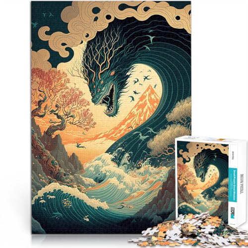 1000-teilige Puzzles für Erwachsene Landschaft Berg für Lernspiel-Herausforderungsspielzeug Einzigartige Wohndekoration und Geschenke 26x38cm 1000-teilige Puzzles für Erwachsene Landschaft Berg für Lernspiel-Herausforderungsspielzeug Einzigartige Wohndekoration und Geschenke 26x38cm von BKDNNUJR