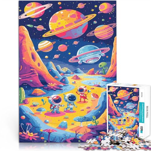1000-teilige Puzzles für Erwachsene Lustige und freundliche Weltraumforscher Lernspiele Tolle Geschenke und Spielzeuge 50x70cm 1000-teilige Puzzles für Erwachsene Lustige und freundliche Weltraumforscher Lernspiele Tolle Geschenke und Spielzeuge 50x70cm von BKDNNUJR