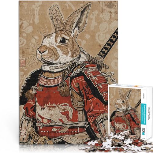 1000-teilige Puzzles für Erwachsene Samurai-Kaninchen Spielspielzeug Tolle Geschenke und Spielzeuge 26x38cm 1000-teilige Puzzles für Erwachsene Samurai-Kaninchen Spielspielzeug Tolle Geschenke und Spielzeuge 26x38cm von BKDNNUJR