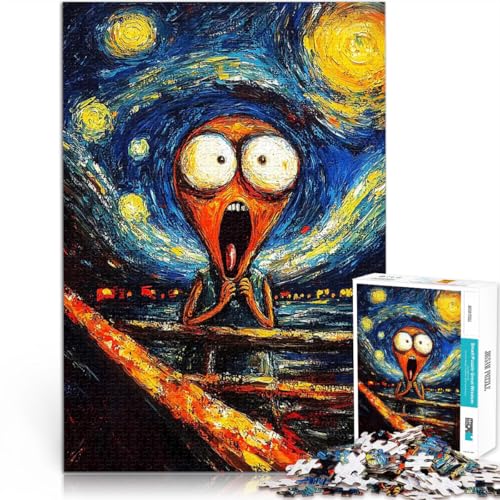 1000-teilige Puzzles für Erwachsene Sternennachtschrei Geschenke zum Suchbegriff: Herausfordernde Spiele Heimdekoration 50x70cm 1000-teilige Puzzles für Erwachsene Sternennachtschrei Geschenke zum Suchbegriff: Herausfordernde Spiele Heimdekoration 50x70cm von BKDNNUJR
