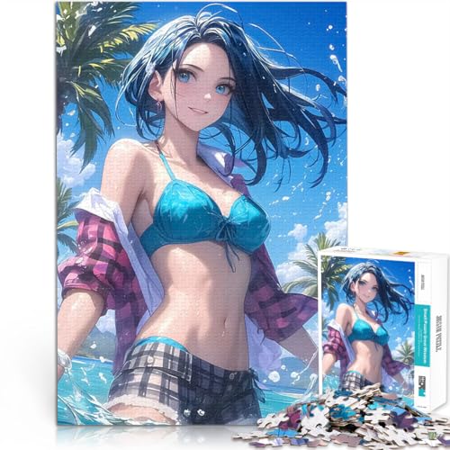 1000-teilige Puzzles für Erwachsene Strandmädchen im Bikini Anspruchsvolles Spiel und Familienspaß Geburtstagsgeschenk, Geschenke 50x70cm 1000-teilige Puzzles für Erwachsene Strandmädchen im Bikini Anspruchsvolles Spiel und Familienspaß Geburtstagsgeschenk, Geschenke 50x70cm von BKDNNUJR