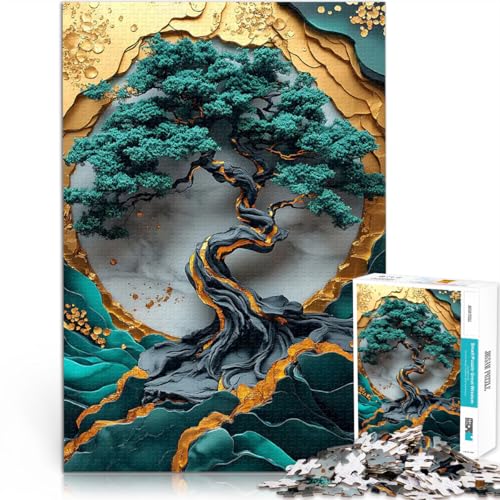 1000-teilige Puzzles für Teenager Abstraktes Bonsai Kintsugi Spielzeug Lernspiele Stressabbau Einzigartige Wohndekoration und Geschenke 50x70cm 1000-teilige Puzzles für Teenager Abstraktes Bonsai Kintsugi Spielzeug Lernspiele Stressabbau Einzigartige Wohndekoration und Geschenke 50x70cm von BKDNNUJR